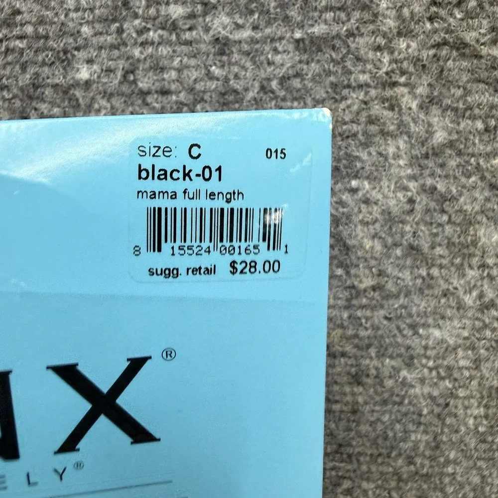 Mama Spanx by Sara Blakely Maternity full length pantyhose size C Black-01
